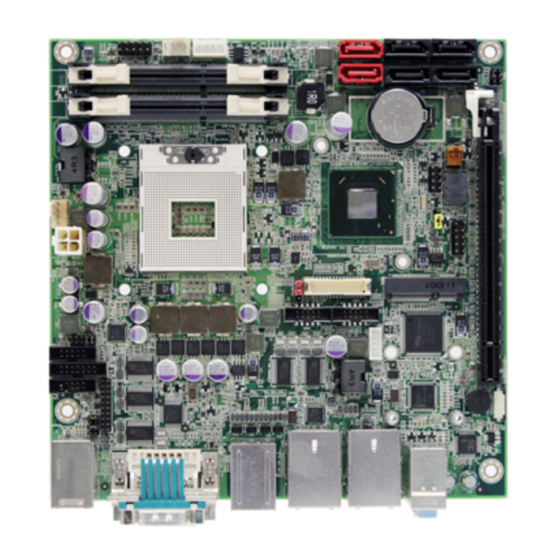 Arbor Technology ITX-i77M0 Quick Installation Manual