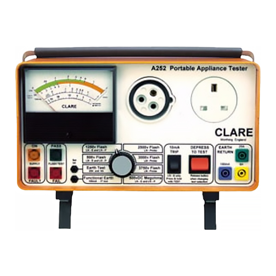 Seaward A252 Manuals