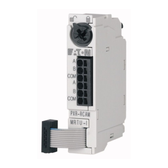 Eaton PXR-RCAM-MRTU-I Instruction Leaflet