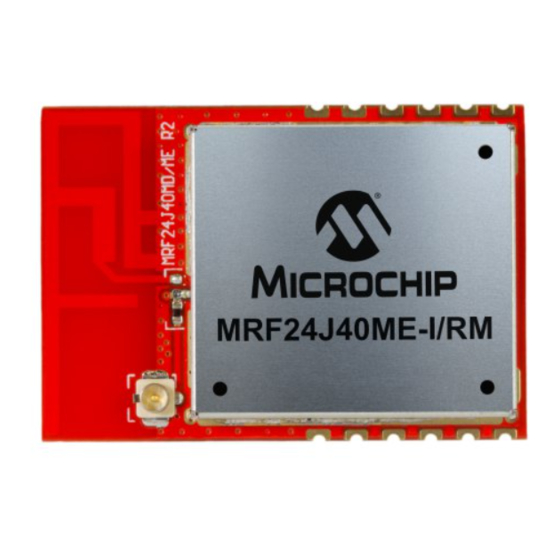 Microchip Technology PICtail MRF24J40ME User Manual