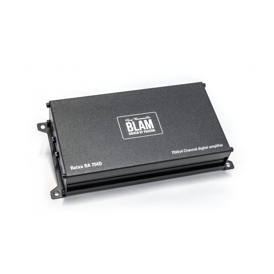BLAM RELAX RA 754D User Manual
