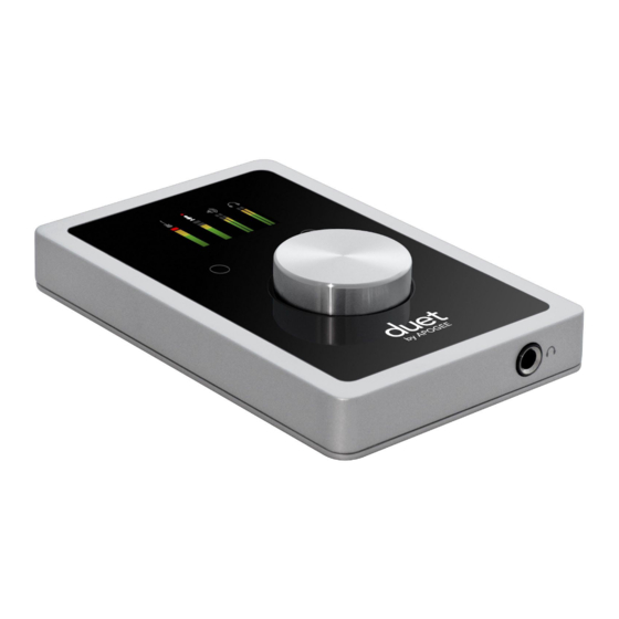 Apogee Duet User Manual
