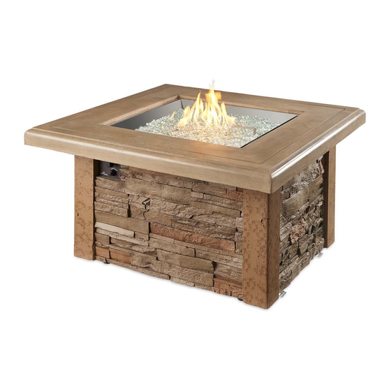 Outdoor GreatRoom Company Sierra Fire Pit Manuals
