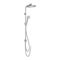 Hans Grohe Crometta S 240 1jet Showerpipe Reno 27343007 Instructions For Use/Assembly Instructions