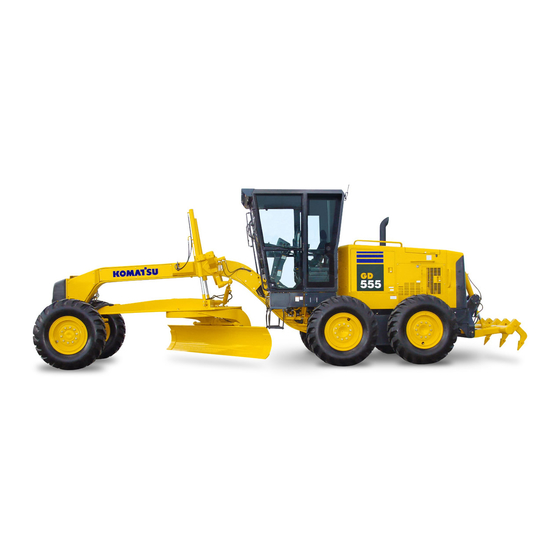 Komatsu GD555-5 Operation & Maintenance Manual