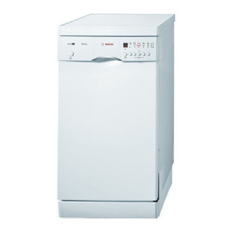 Bosch Dishwasher Instructions For Use Manual
