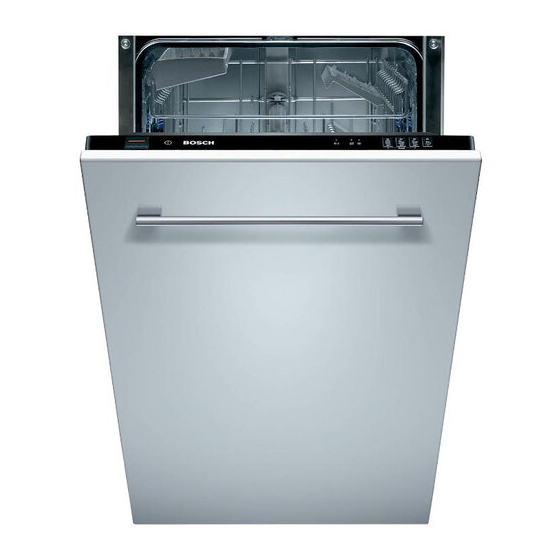 Bosch Dishwasher Instructions For Use Manual