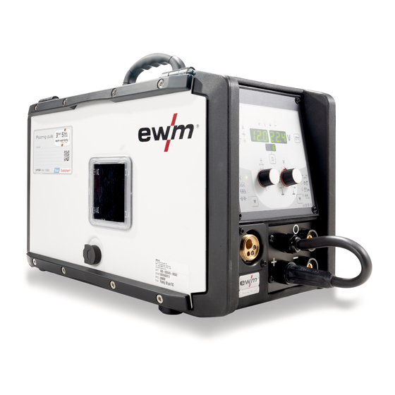 EWM Picomig 180 Synergic TGE Operating Instructions Manual