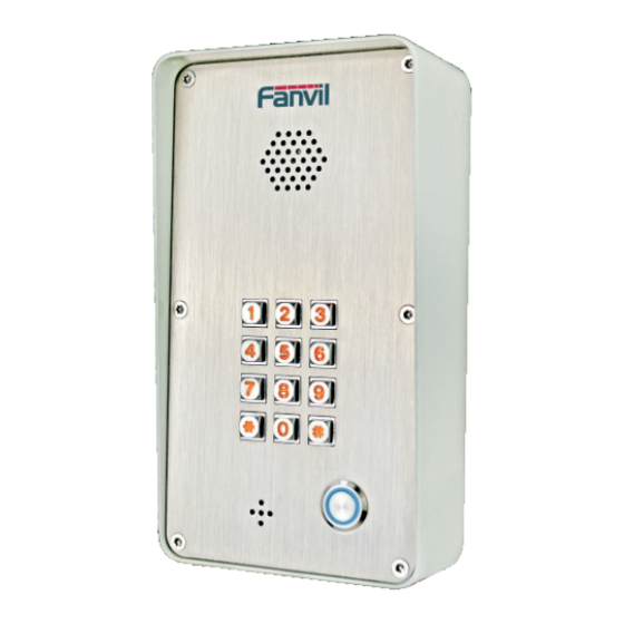 Fanvil i20 Quick Installation Manual