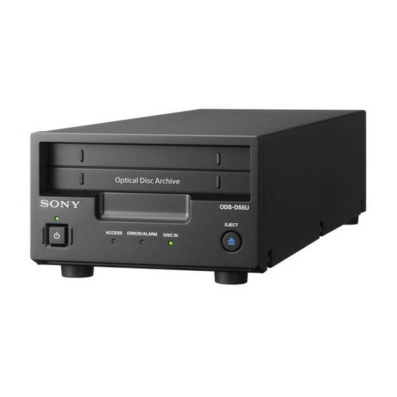Sony ODS-D55U Operation Manual