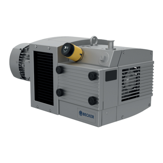 Becker KDT 3.60 Operating Instructions Manual
