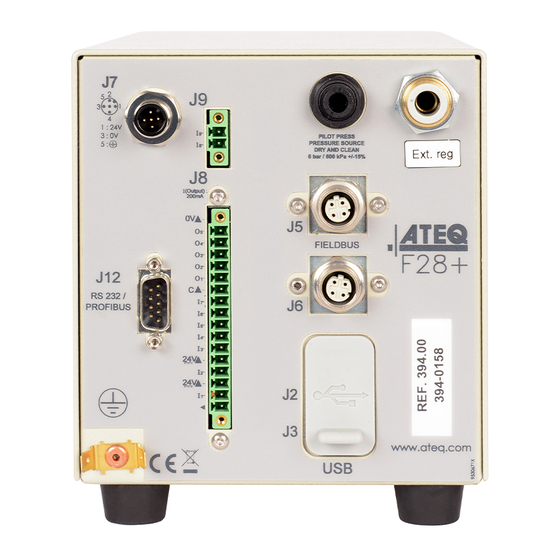 ATEQ F28+ Quick Start Manual