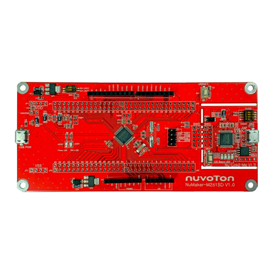 Nuvoton NuMaker-M251SD User Manual