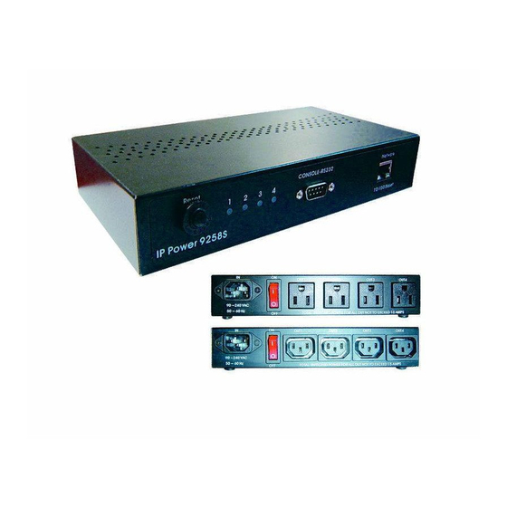 Aviosys IP Power 9258 Quick Start User Manual