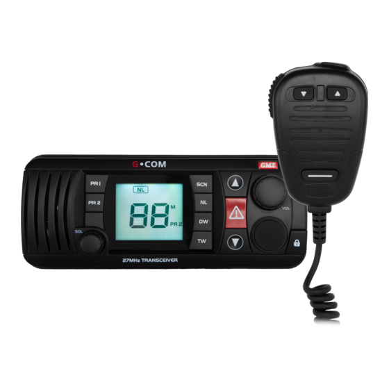 GME G COM GX400 Quick Start Manual