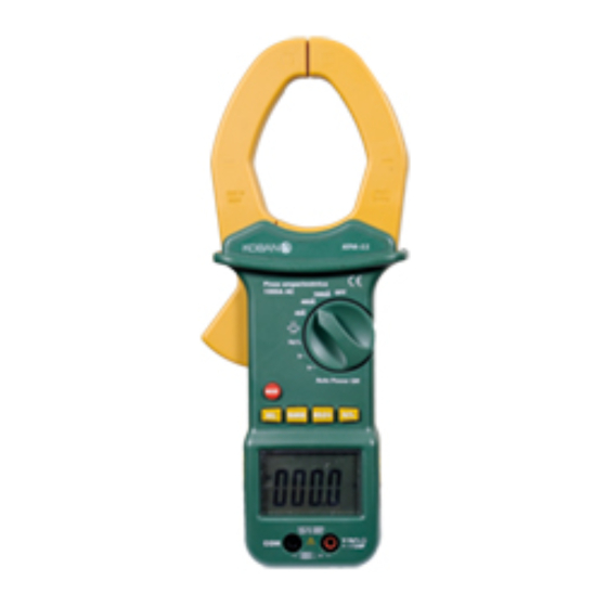 GRUPO temper Koban KPA-11 Operating	 Instruction