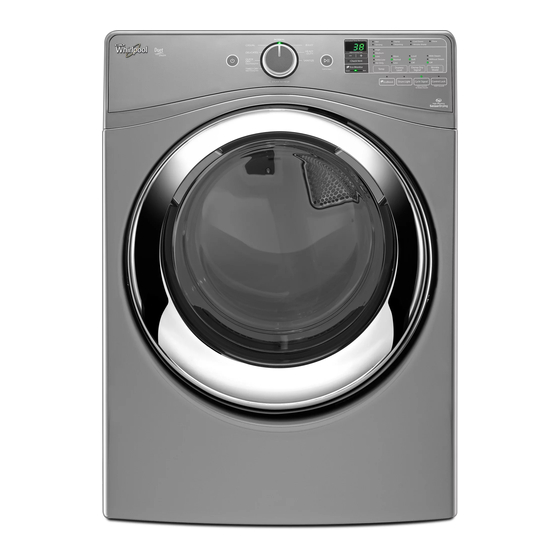 Whirlpool WED4815EW Installation Instructions Manual