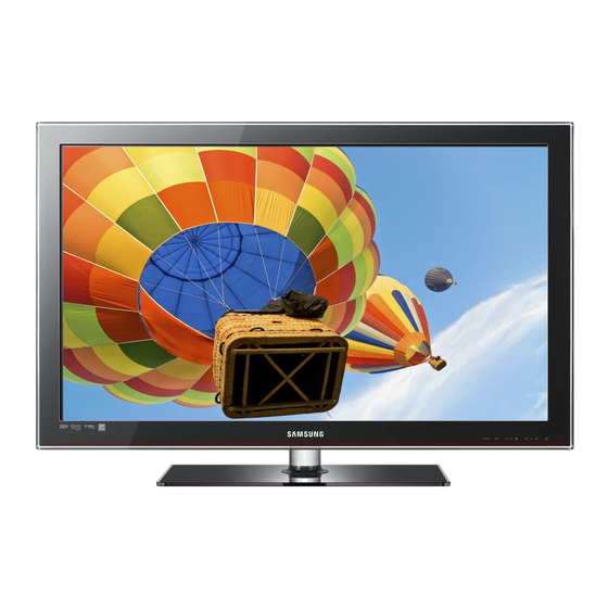 Samsung LN40C500F3F Quick Setup Manual