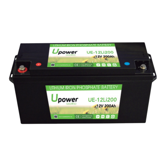 UPOWER Ecoline UE-12Li200 Manual