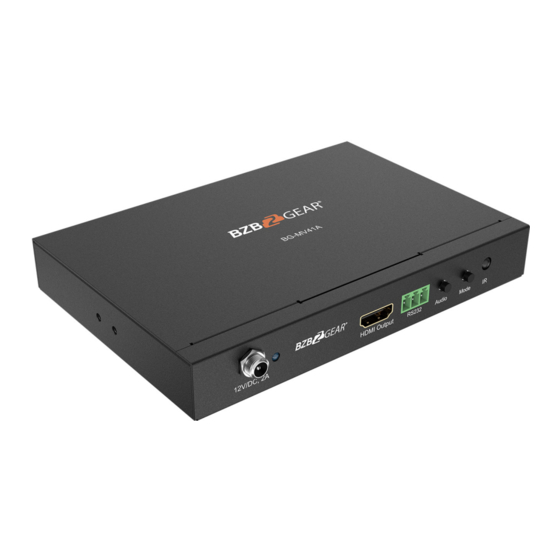BZBGEAR BG-MV41A Manuals