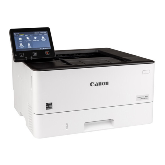 Canon imageCLASS LBP247dw Setup Manual