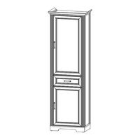 BLACK RED WHITE JASMIN S529-REG2D1S Assembly