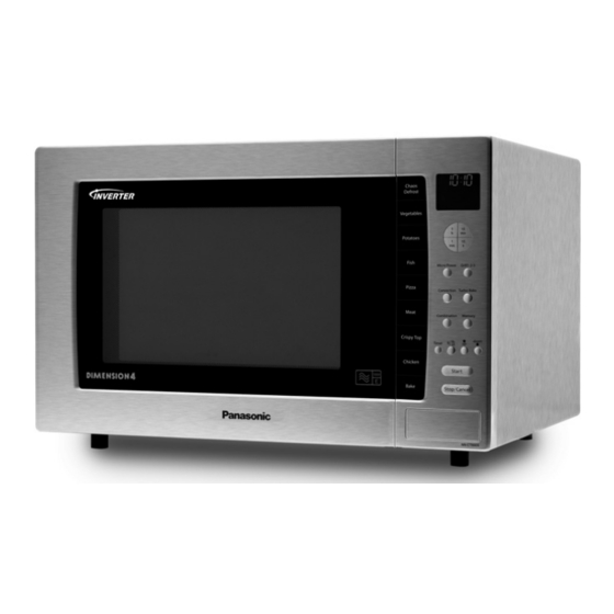 PANASONIC NN-CT890S Microwave Oven Manuals