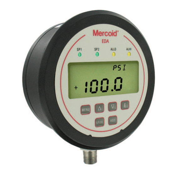 Dwyer Instruments Mercoid Eda Series Specifications-installation And 