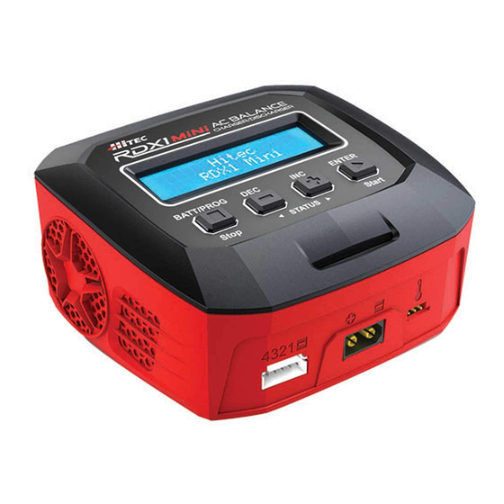 HITEC RDX1 Mini Instruction Manual