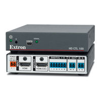 Extron Electronics HD CTL 100 Setup Manual