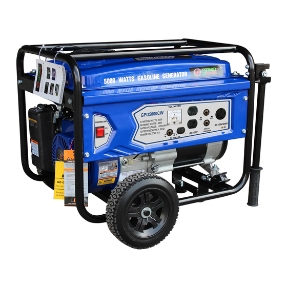 GreenPower GPD5000CW Manuals