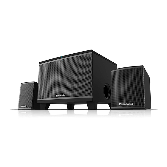 Panasonic SC-HT19GS-K Manual