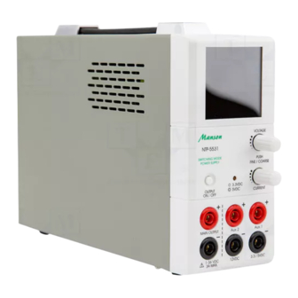 Manson Engineering Industrial NTP-5521 User Manual