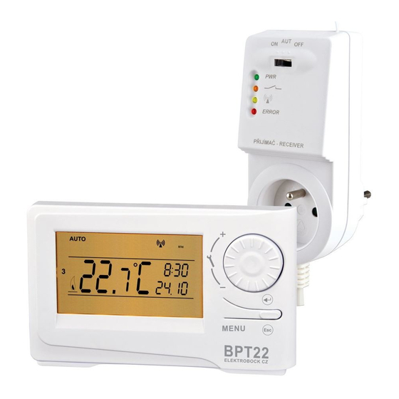 ELEKTROBOCK BT22 Quick Start Manual