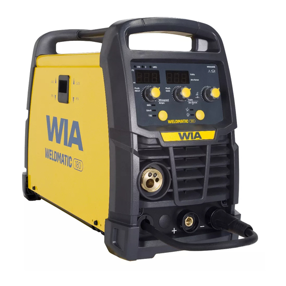 WIA WELDMATIC 180 Operator's Manual