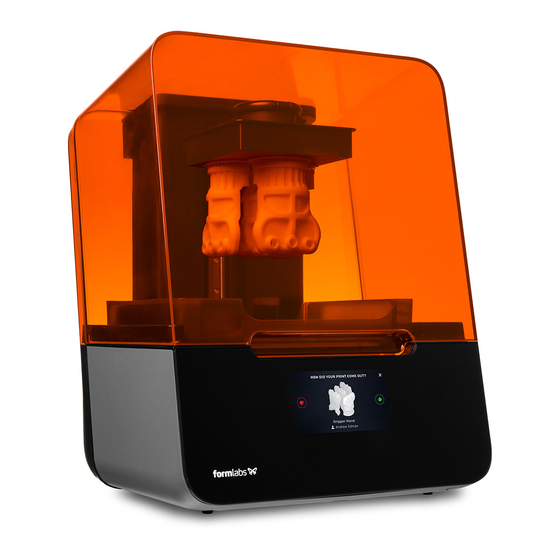 formlabs Form 3 Quick Start Manual
