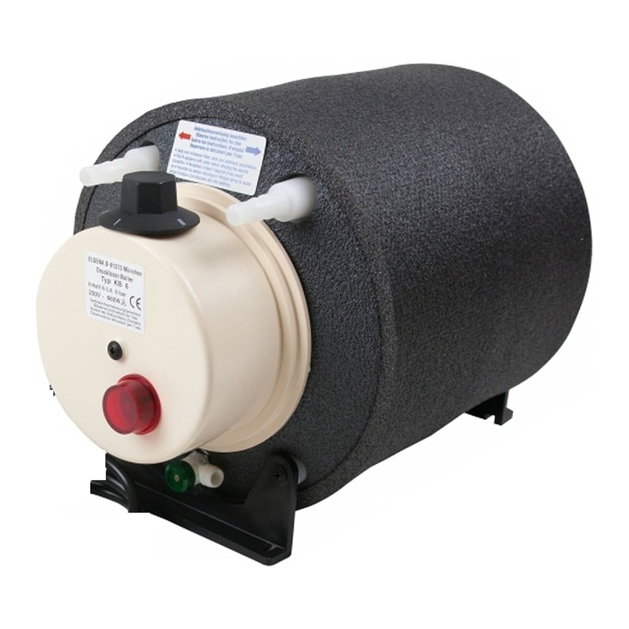 Elgena KB 6 - Boiler Installation And User Manual