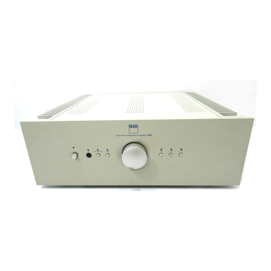 NAD Original instructions Service Manual