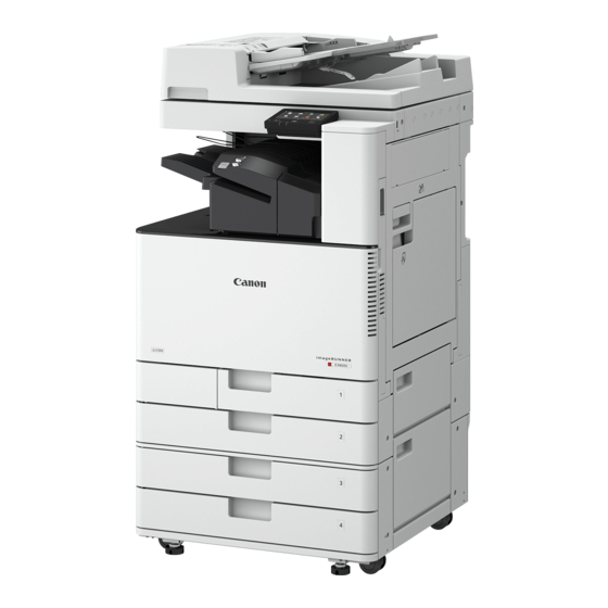Canon imageRUNNER C3025i Getting Started