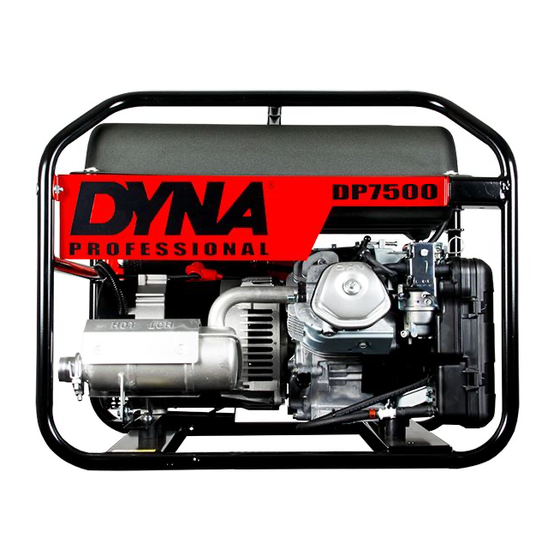 Winco DP7500/A Installation And Operator's Manual