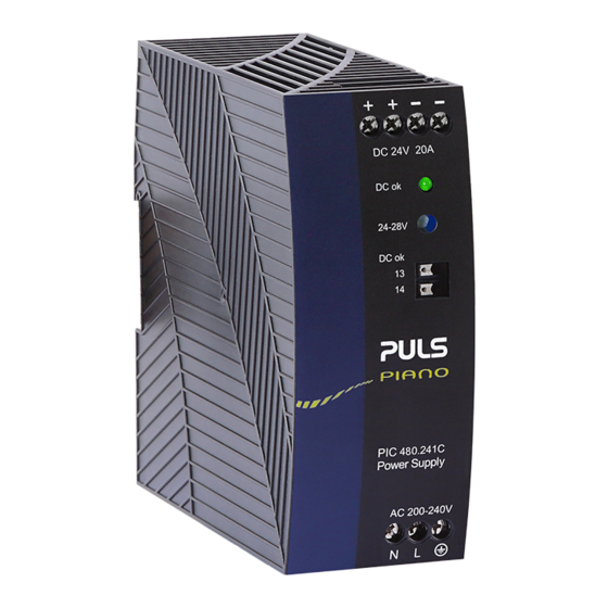 Puls PIC480.241C Installation Manual