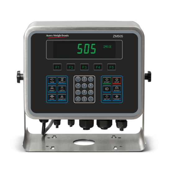 Avery Weigh-Tronix ZM505 Manuals