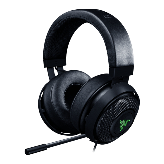 Razer Kraken 7.1 Manual