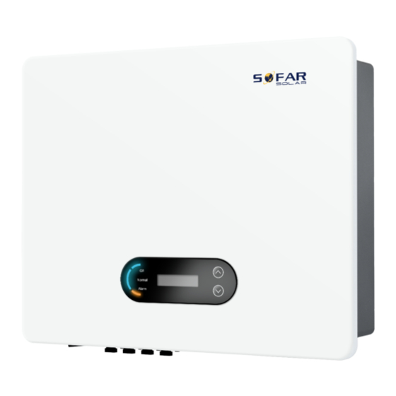 Sofar solar 3.3~12KTLX-G3 User Manual
