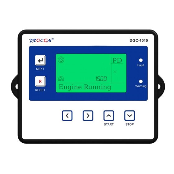 Procom DGC-101X Series Operating Instructions Manual