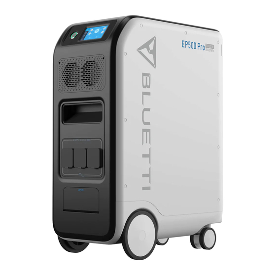 Bluetti EP500Pro User Manual