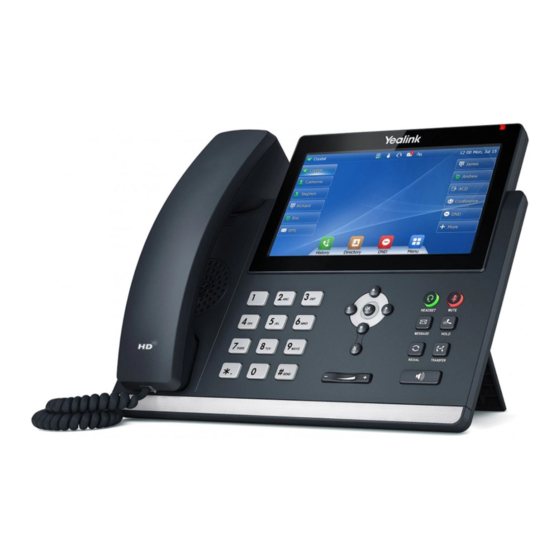 Yealink SIP-T48U Quick User Manual