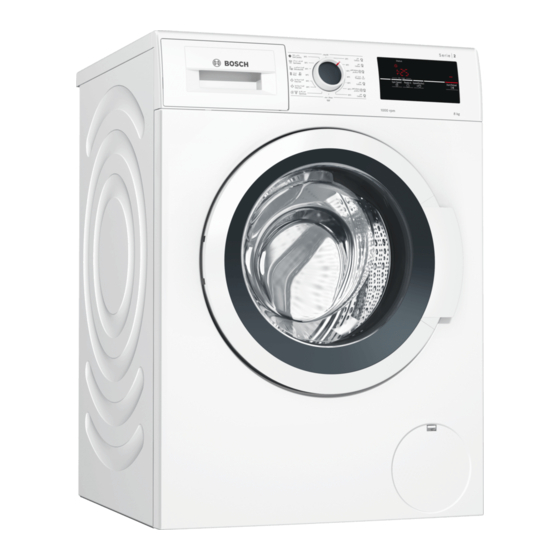 Bosch WAJ20180EG Washing Machine Parts Manuals