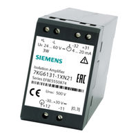 Siemens 7KG6131 Operating Instructions Manual