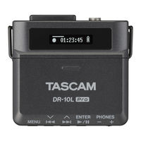 Tascam DR-10L Pro Owner's Manual